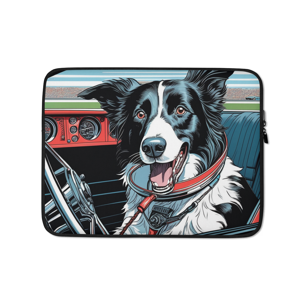 PugMug Custom Border Collie Laptop Sleeve