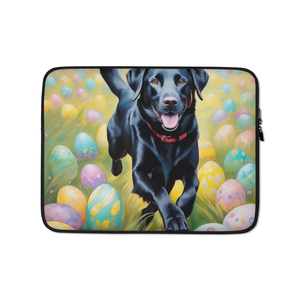 PugMug Custom Black Labrador Retriever Laptop Sleeve