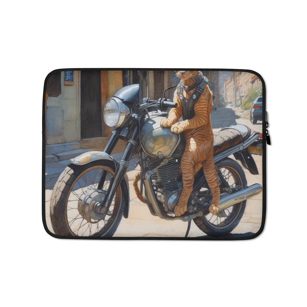 PugMug Custom Tabby Devon Rex Cat Laptop Sleeve