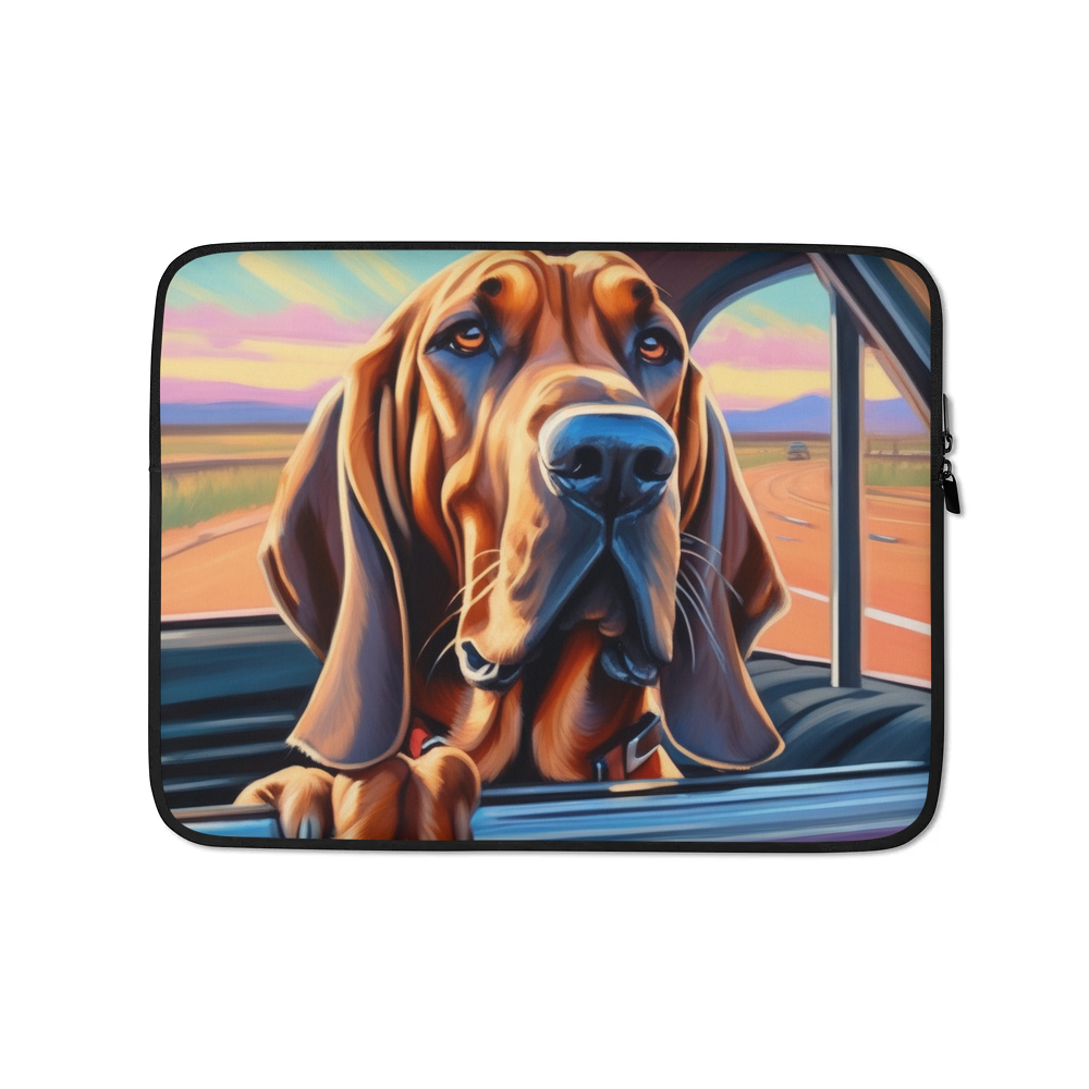 PugMug Custom Bloodhound Laptop Sleeve