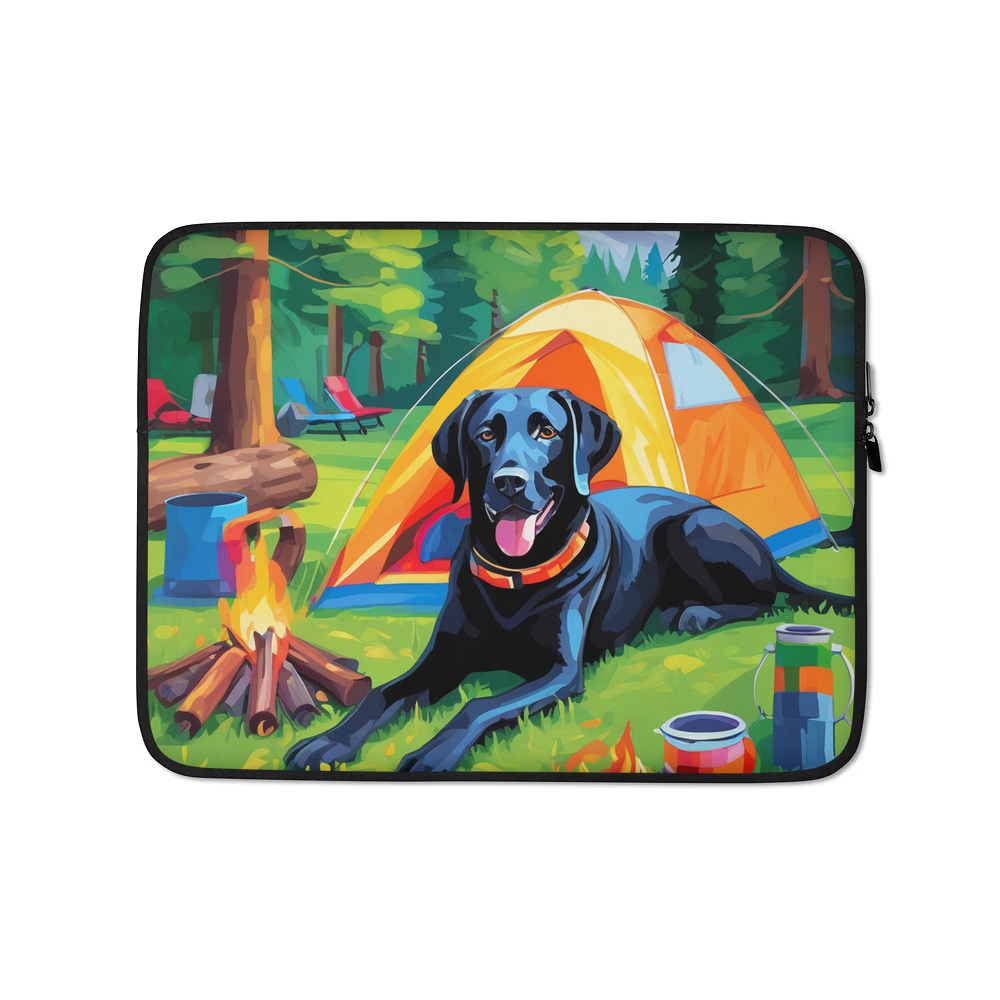 PugMug Custom Black Labrador Retriever Laptop Sleeve