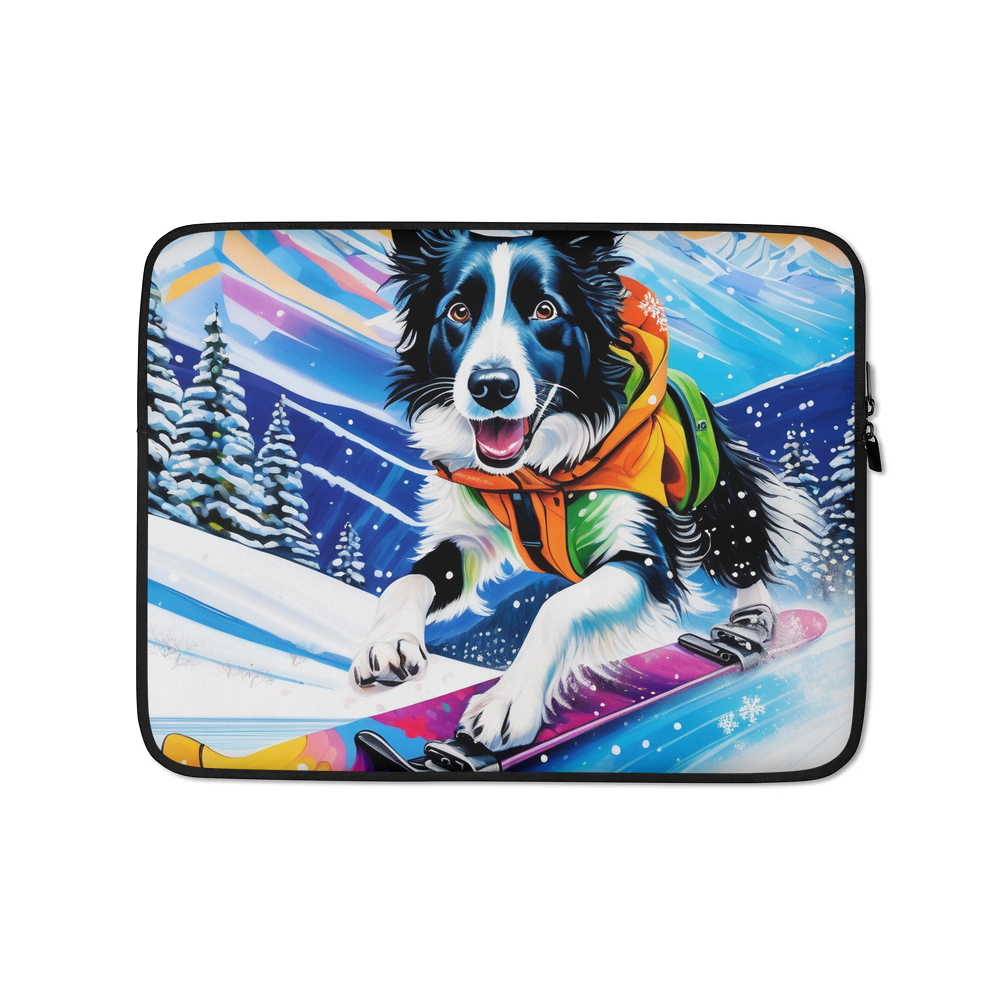 PugMug Custom Border Collie Laptop Sleeve
