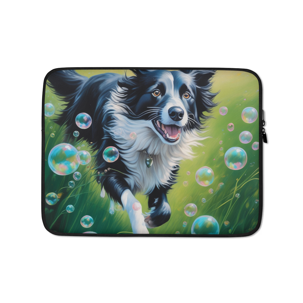 PugMug Custom Border Collie Laptop Sleeve