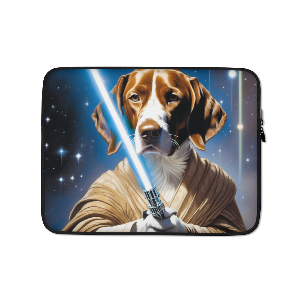 PugMug Custom Pointer Dog Laptop Sleeve