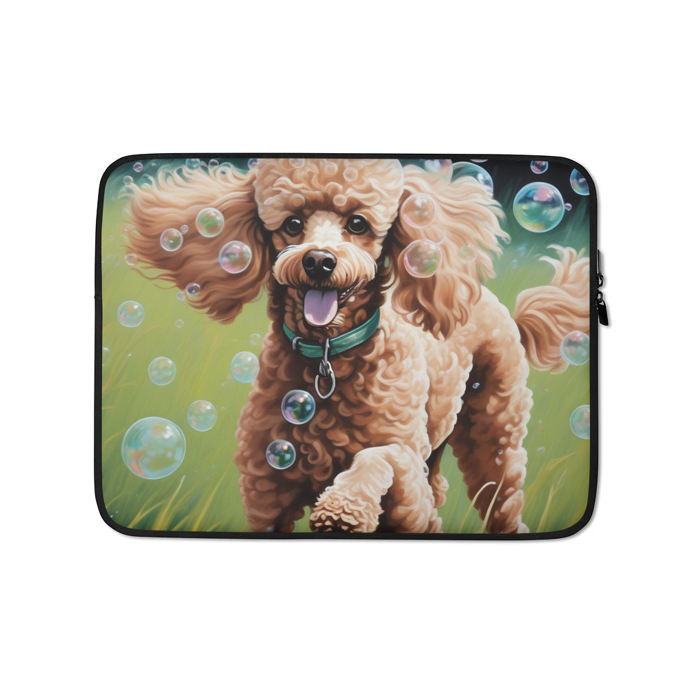 PugMug Custom Tan Poodle Laptop Sleeve