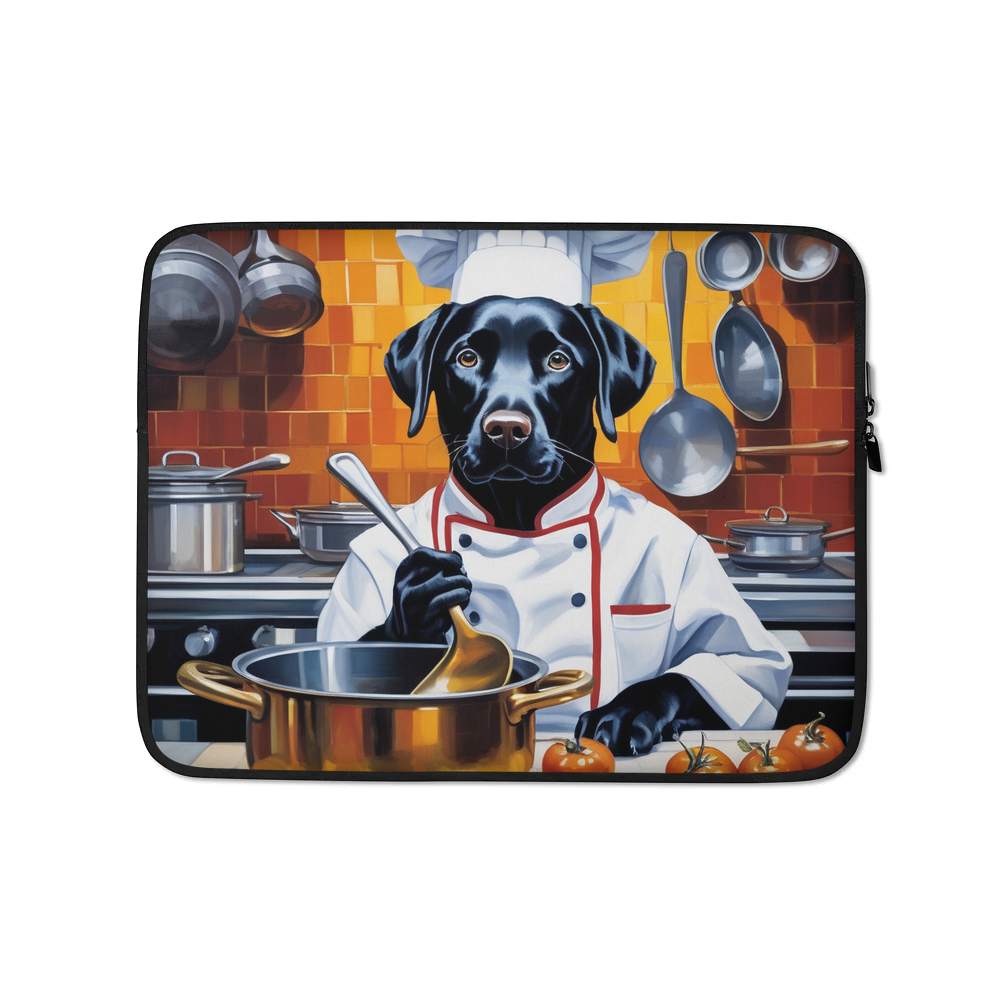 PugMug Custom Black Labrador Retriever Laptop Sleeve