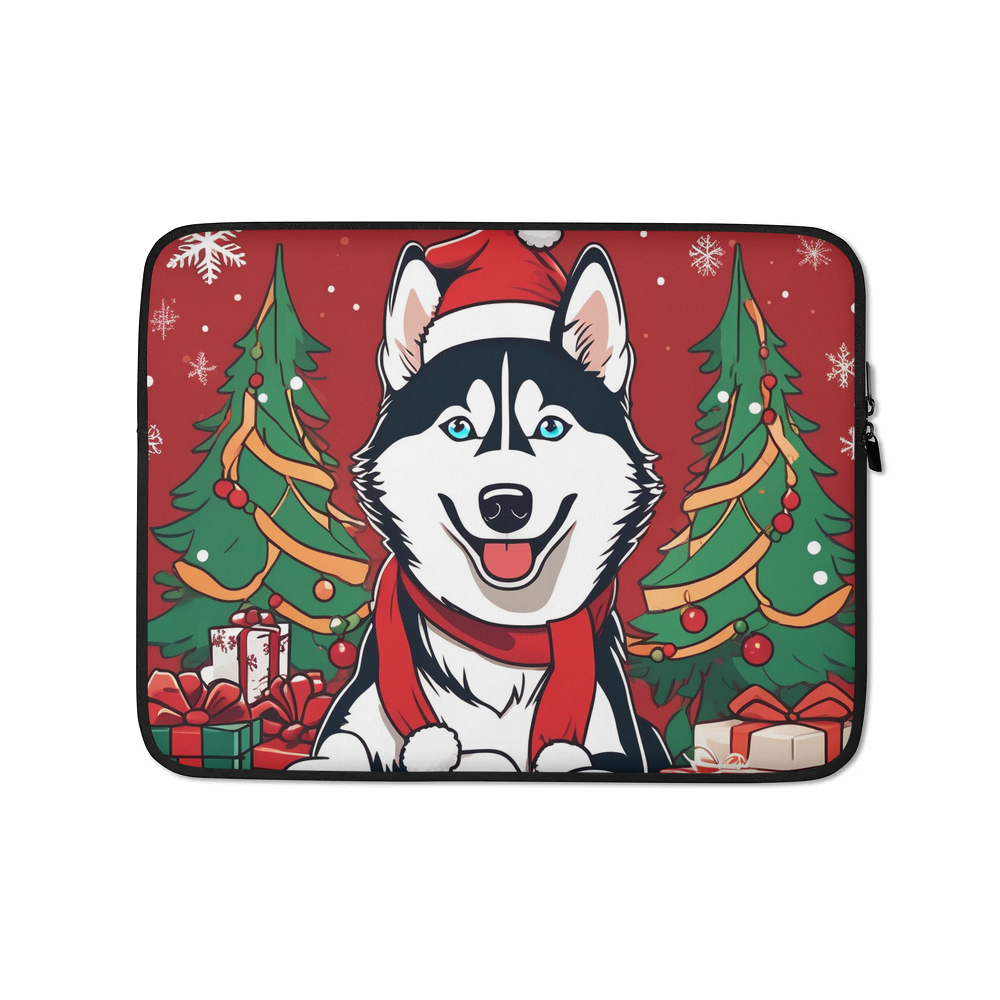 PugMug Custom Siberian Husky Laptop Sleeve