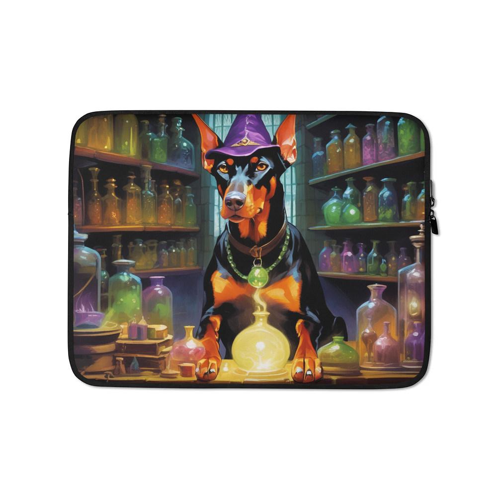 PugMug Custom Doberman Pinscher Laptop Sleeve