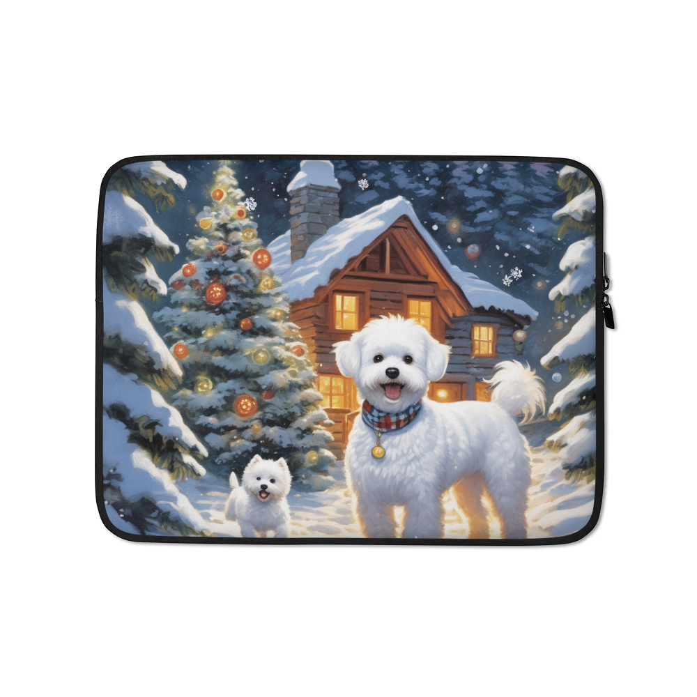 PugMug Custom Bichons Frise Laptop Sleeve