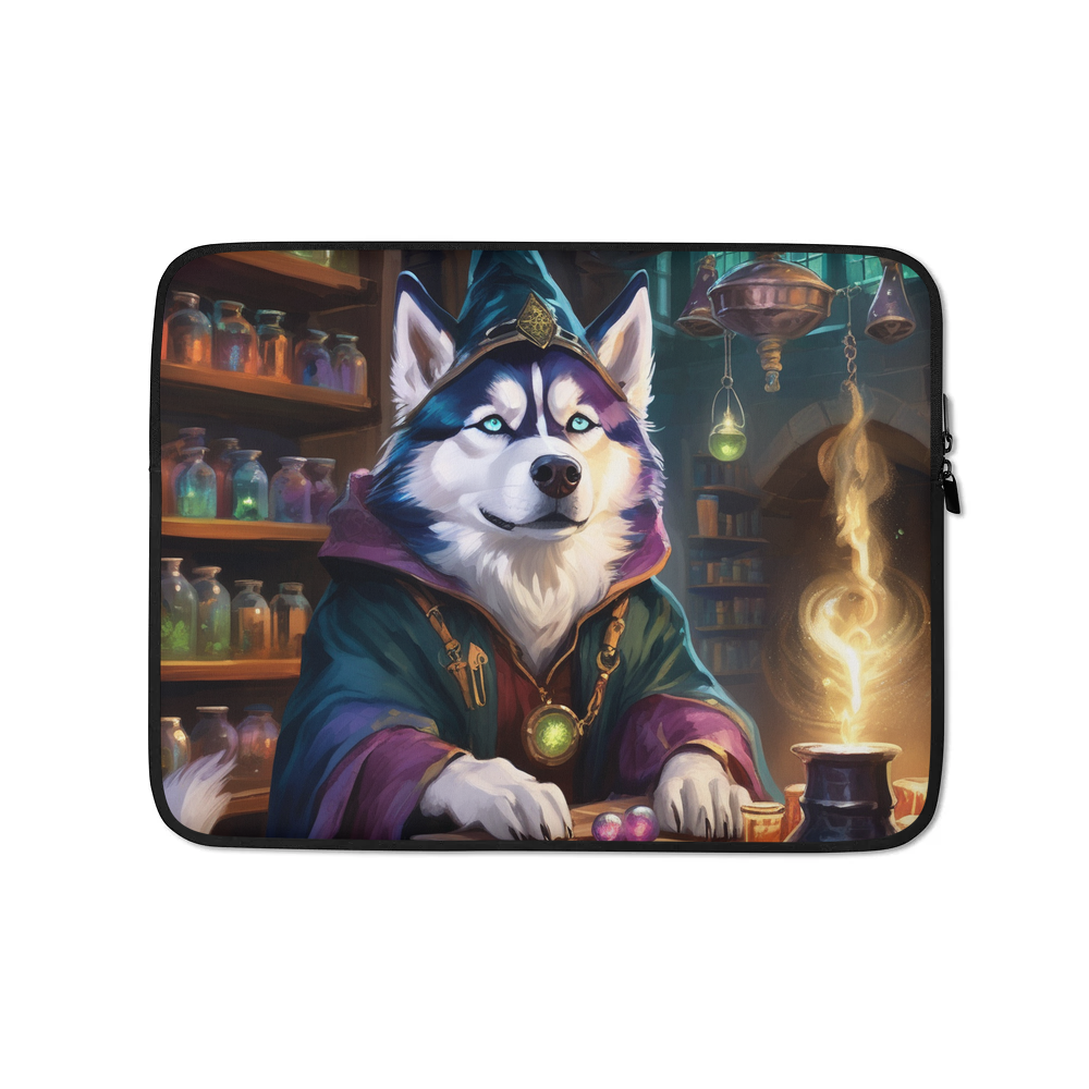 PugMug Custom Siberian Husky Laptop Sleeve