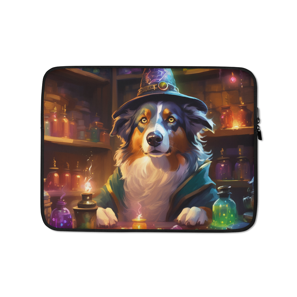 PugMug Custom Australian Shepherd Dog Laptop Sleeve