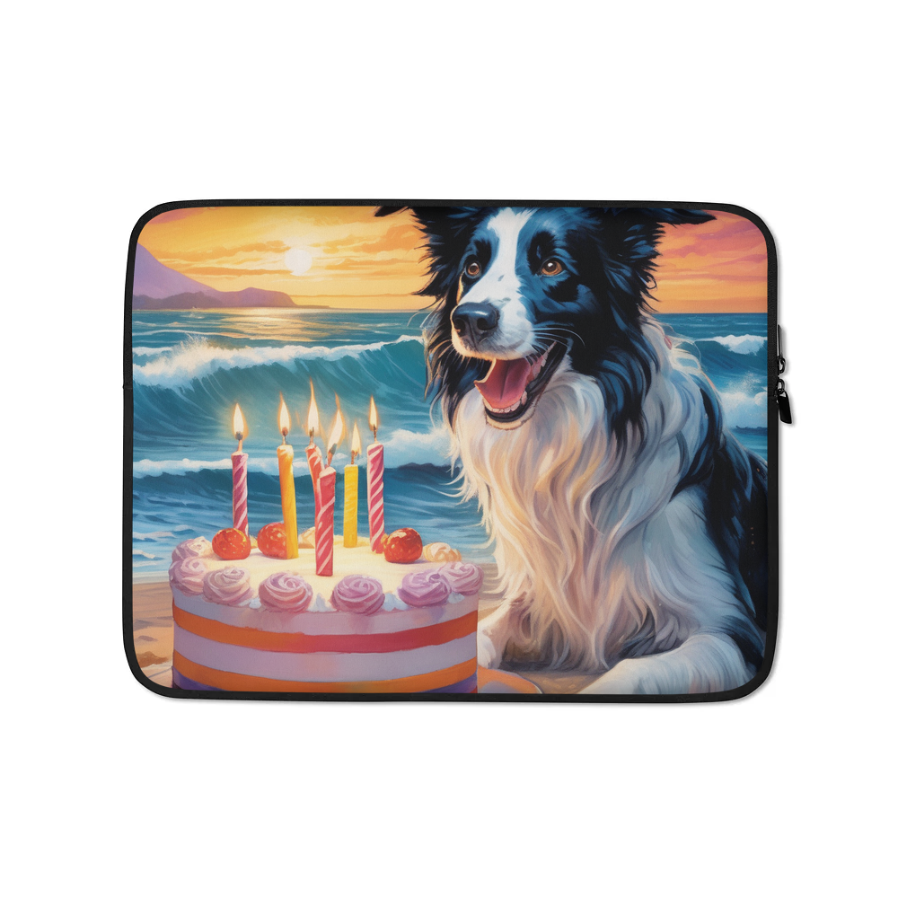 PugMug Custom Border Collie Laptop Sleeve