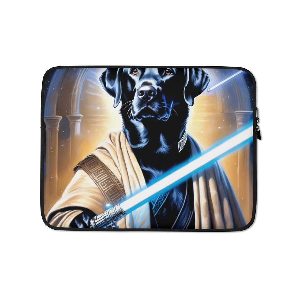 PugMug Custom Black Labrador Retriever Laptop Sleeve