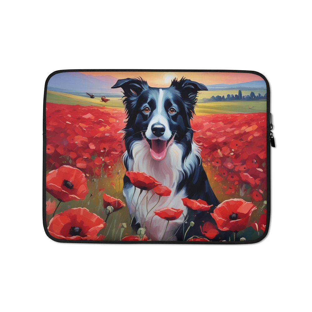 PugMug Custom Border Collie Laptop Sleeve