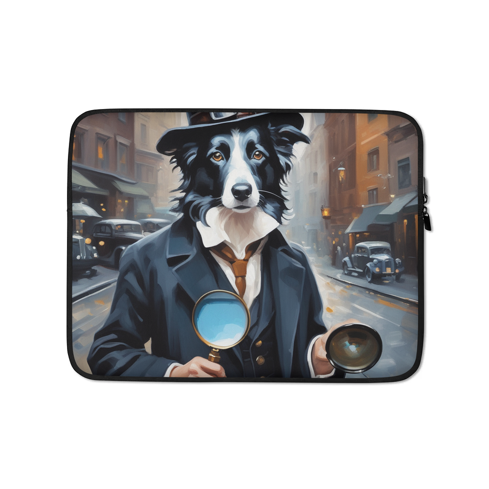 PugMug Custom Border Collie Laptop Sleeve