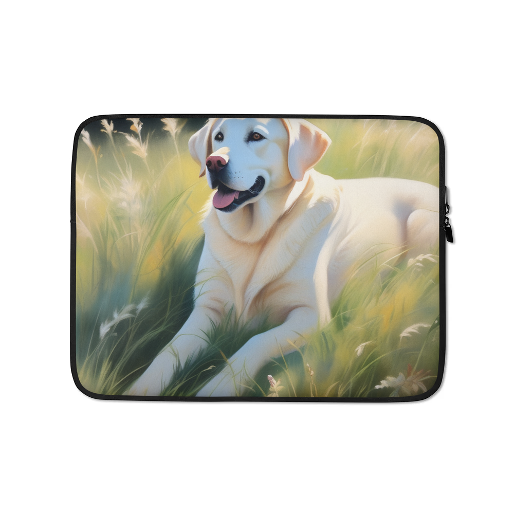 PugMug Custom White Labrador Retriever Laptop Sleeve