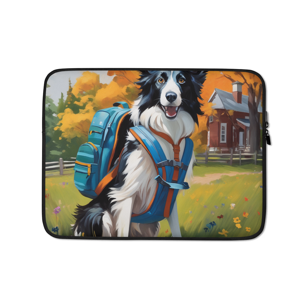 PugMug Custom Border Collie Laptop Sleeve