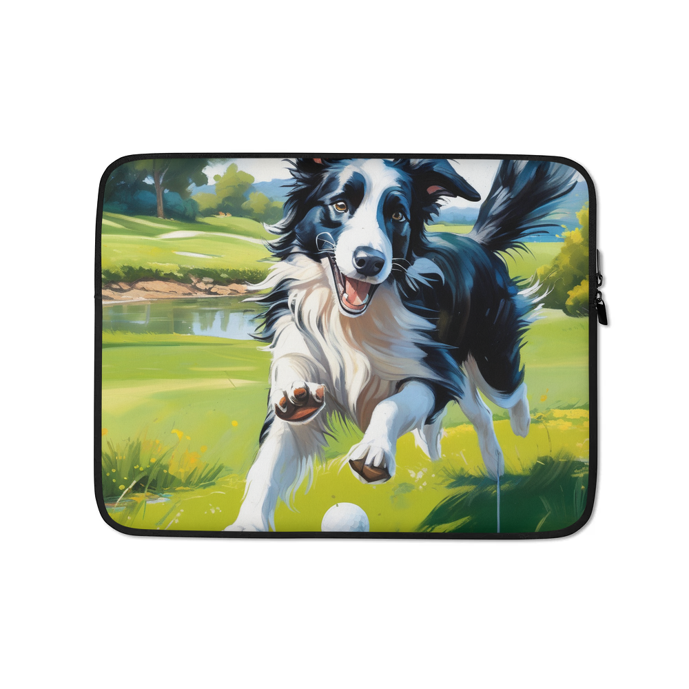 PugMug Custom Border Collie Laptop Sleeve