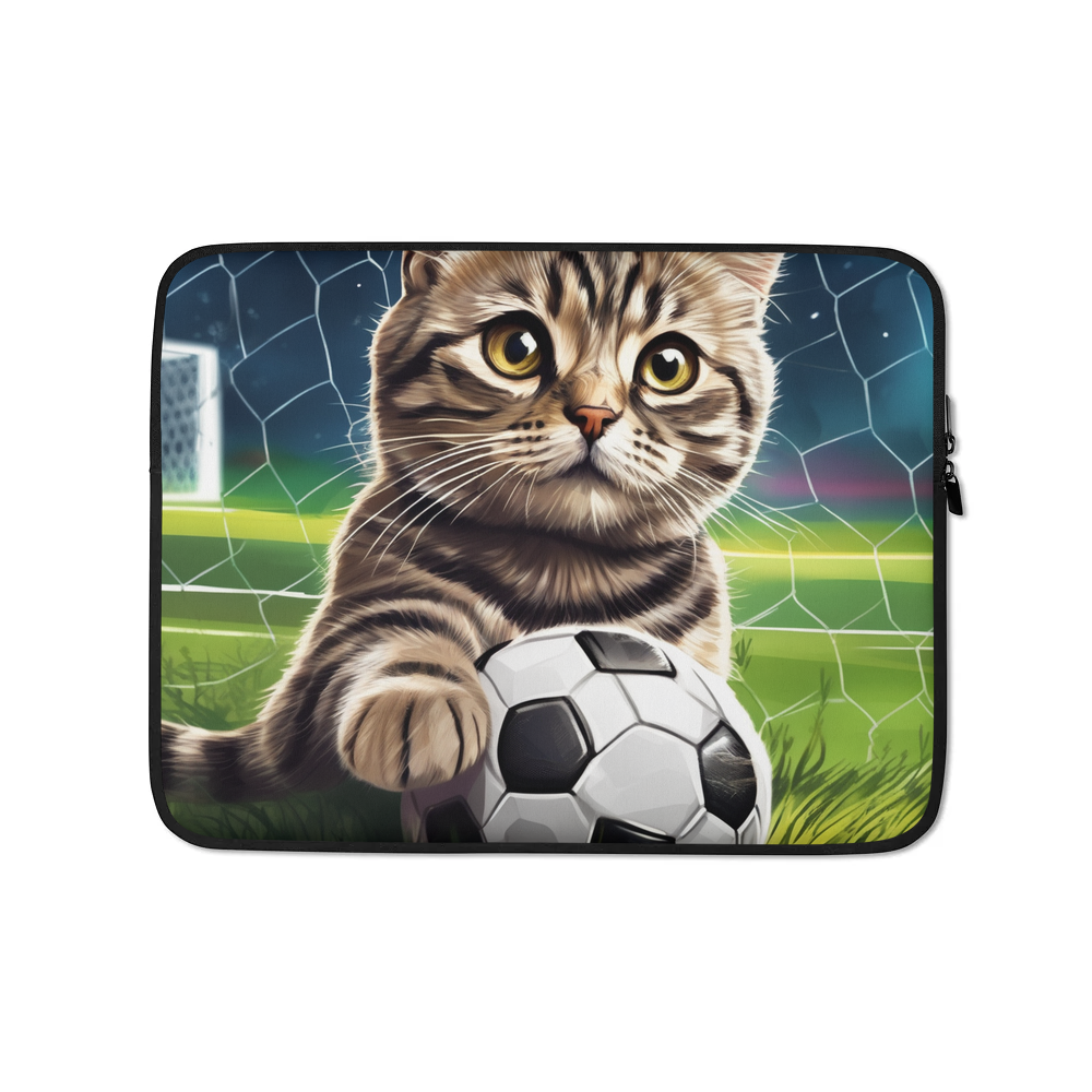 PugMug Custom Tabby Scottish Fold Cat Laptop Sleeve