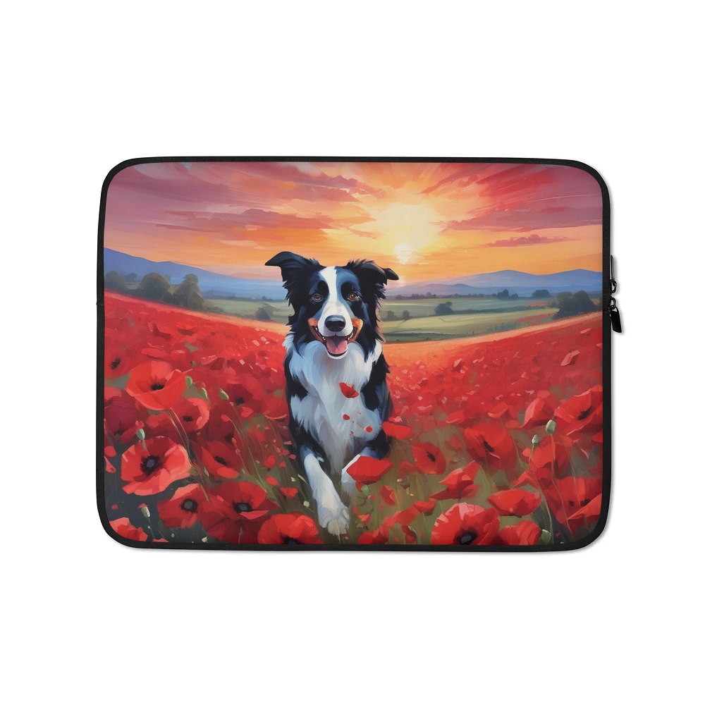 PugMug Custom Border Collie Laptop Sleeve