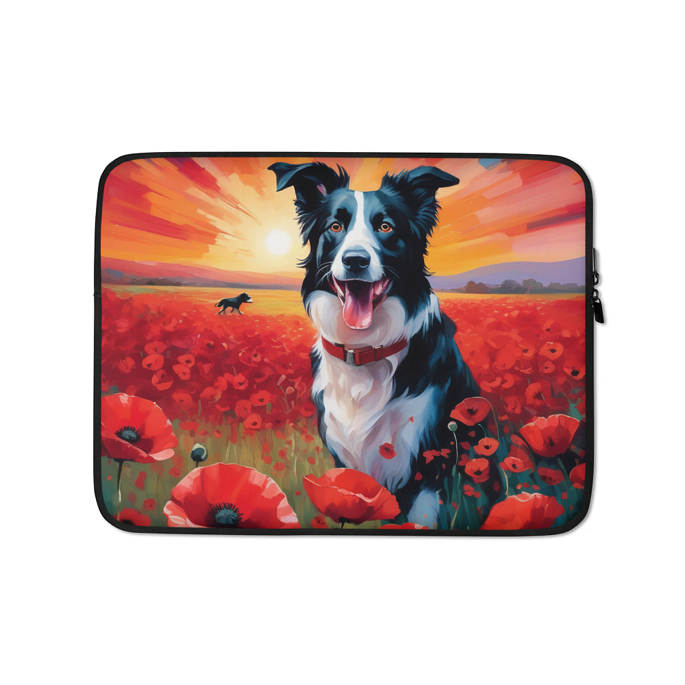 PugMug Custom Border Collie Laptop Sleeve
