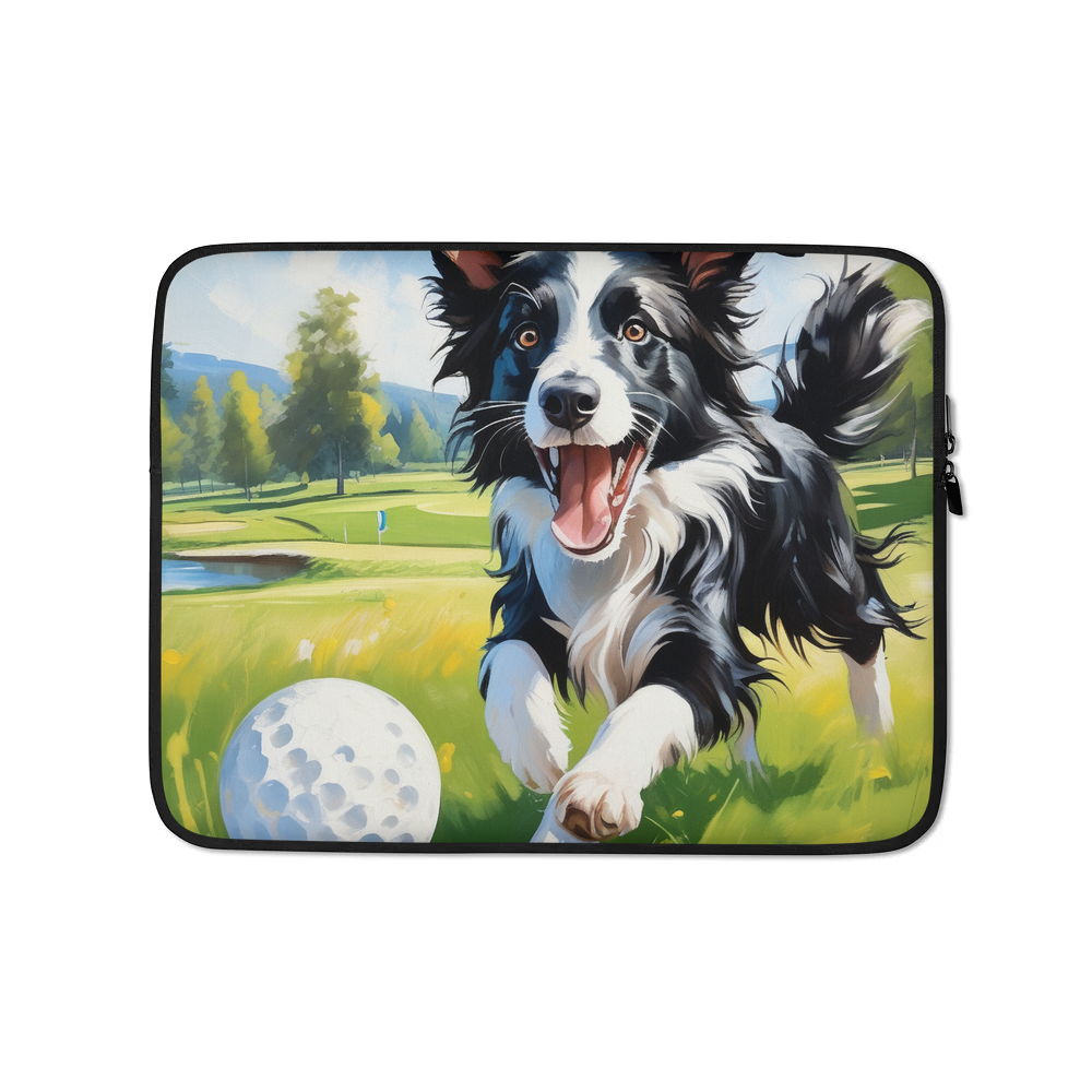 PugMug Custom Border Collie Laptop Sleeve