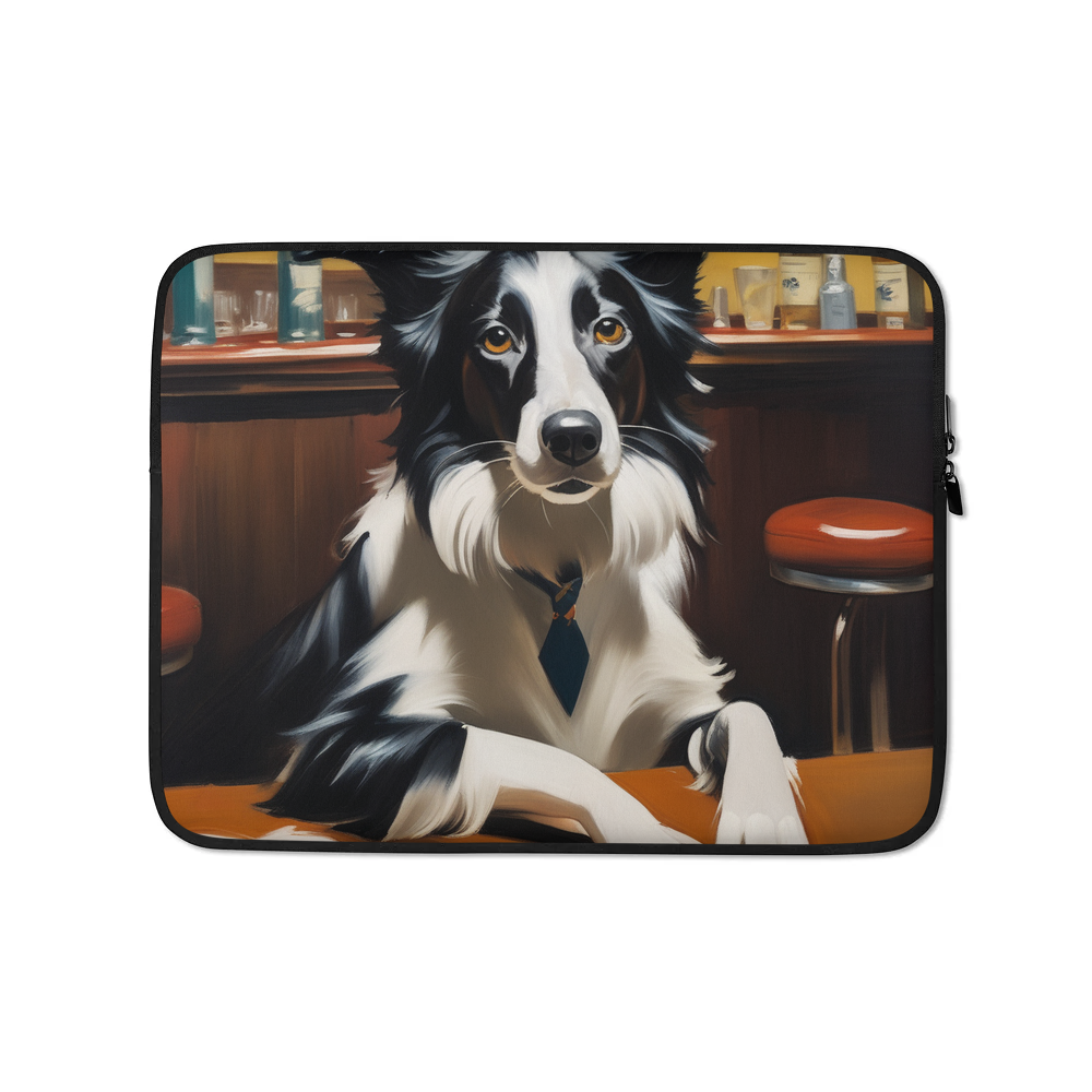 PugMug Custom Border Collie Laptop Sleeve