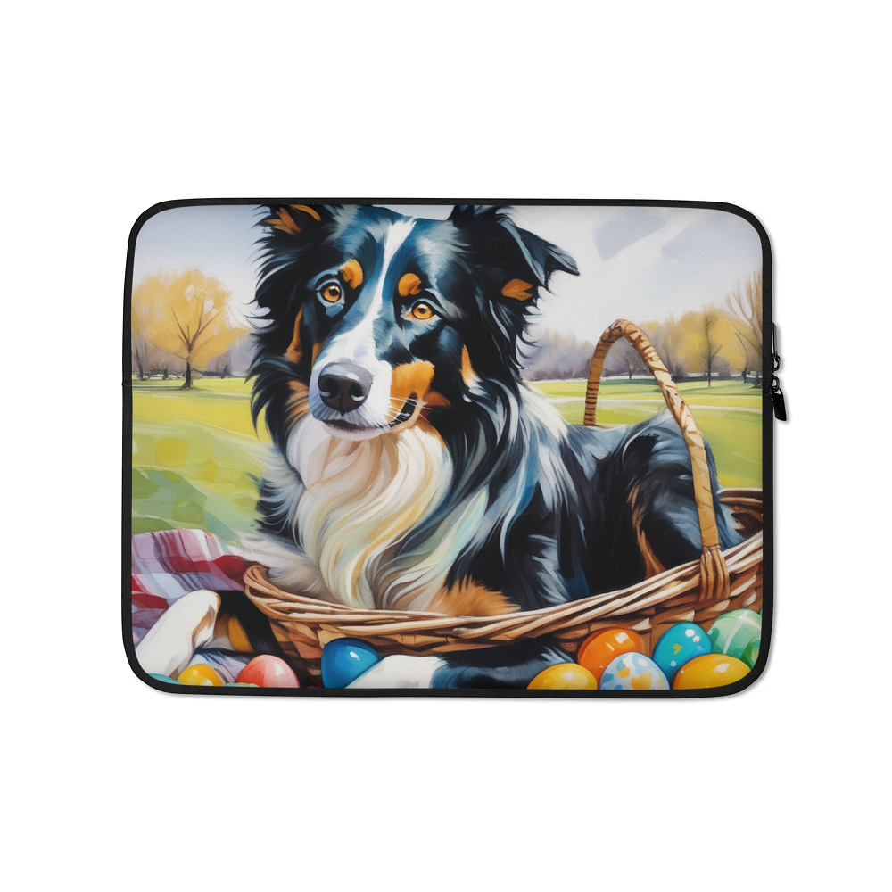 PugMug Custom Border Collie Laptop Sleeve