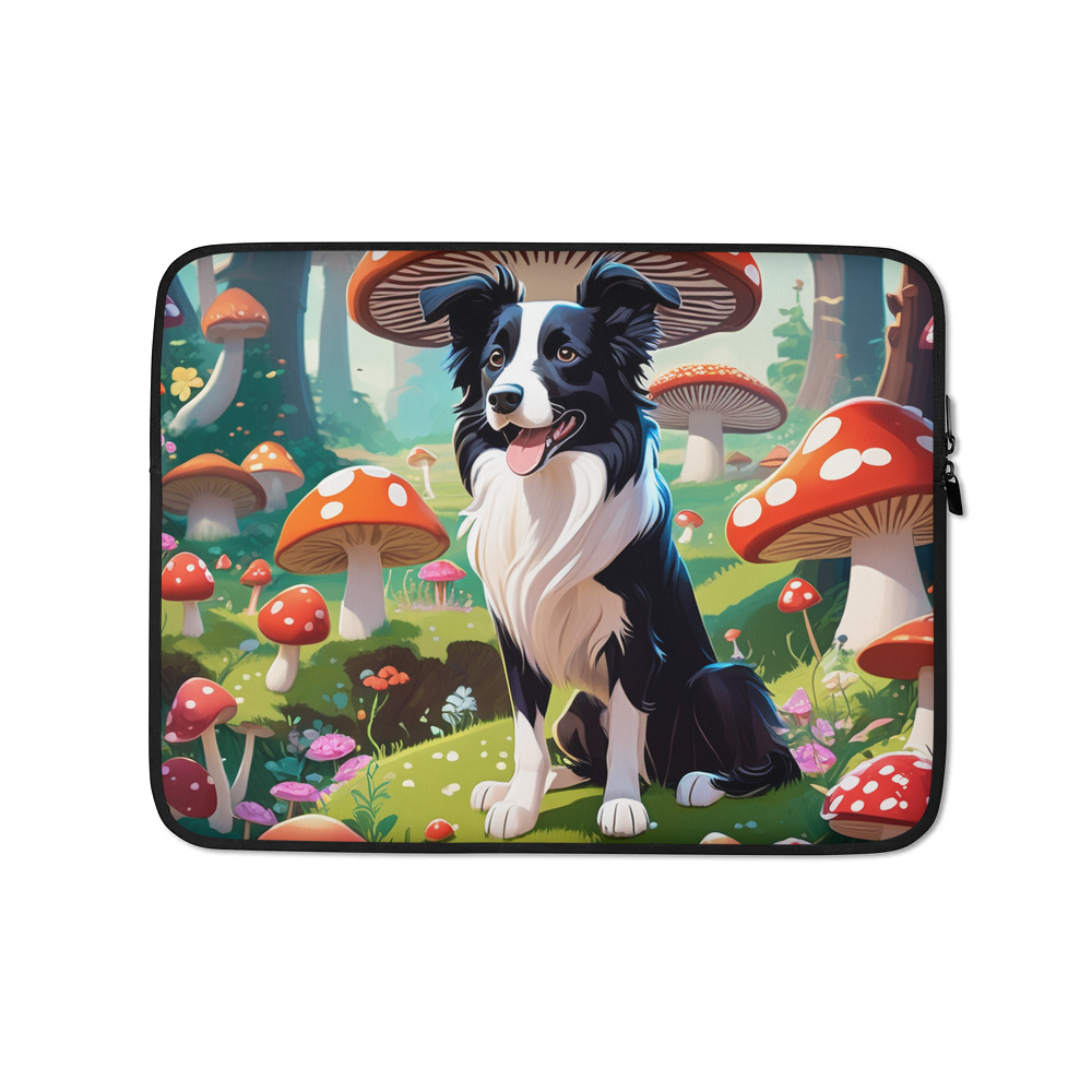 PugMug Custom Border Collie Laptop Sleeve
