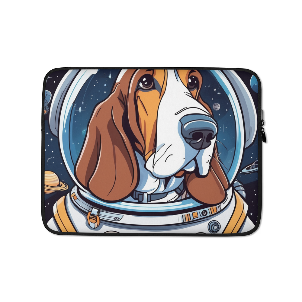 PugMug Custom Basset Hound Laptop Sleeve