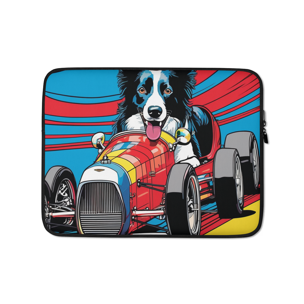 PugMug Custom Border Collie Laptop Sleeve