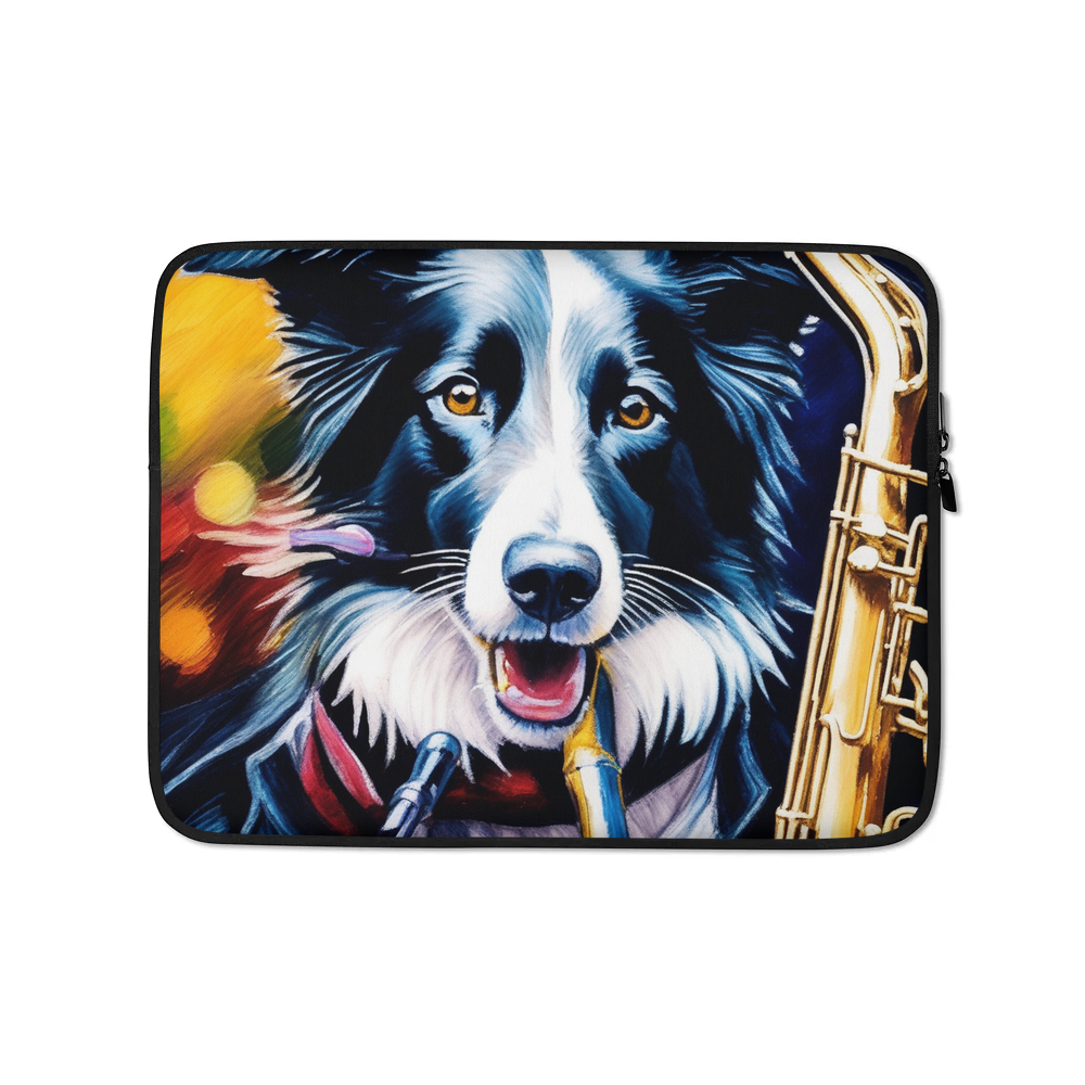 PugMug Custom Border Collie Laptop Sleeve