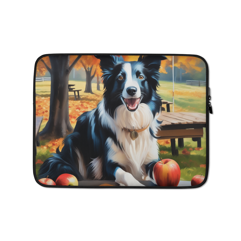 PugMug Custom Border Collie Laptop Sleeve
