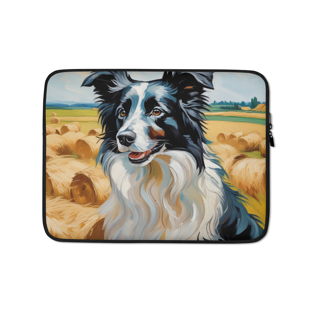 PugMug Custom Border Collie Laptop Sleeve