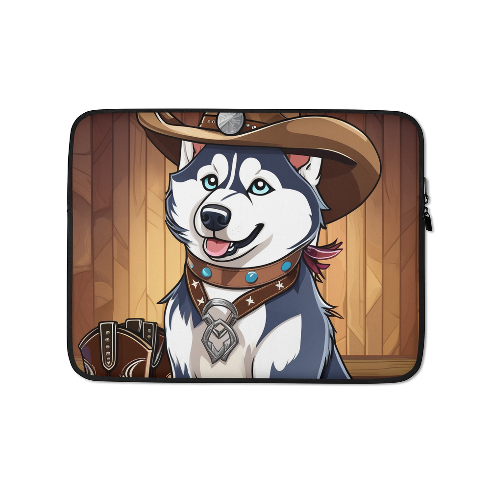 PugMug Custom Siberian Husky Laptop Sleeve