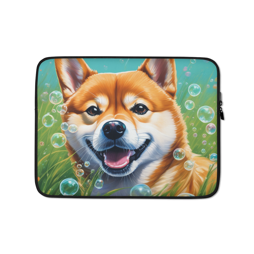 PugMug Custom Shiba Inu Laptop Sleeve