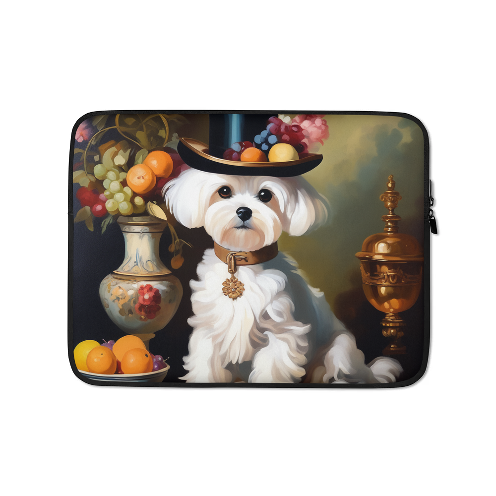 PugMug Custom Maltese Dog Laptop Sleeve