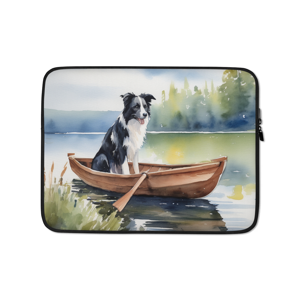 PugMug Custom Border Collie Laptop Sleeve