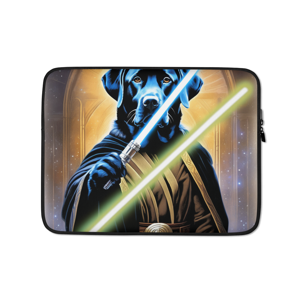 PugMug Custom Black Labrador Retriever Laptop Sleeve