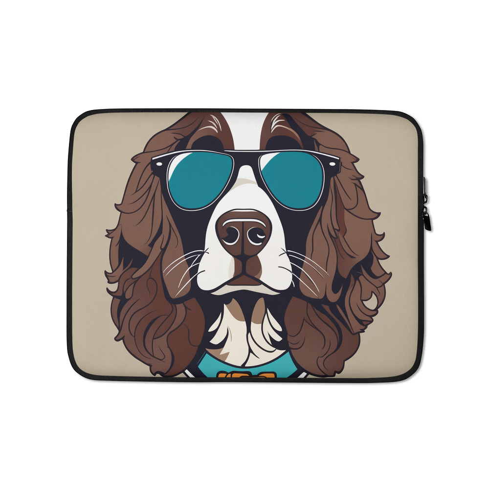 PugMug Custom English Springer Spaniel Laptop Sleeve