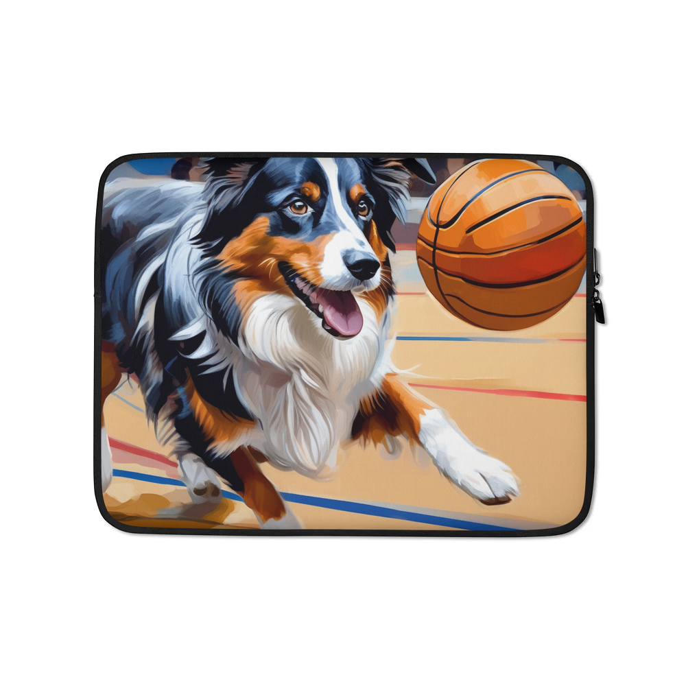 PugMug Custom Miniature American Shepherd Laptop Sleeve