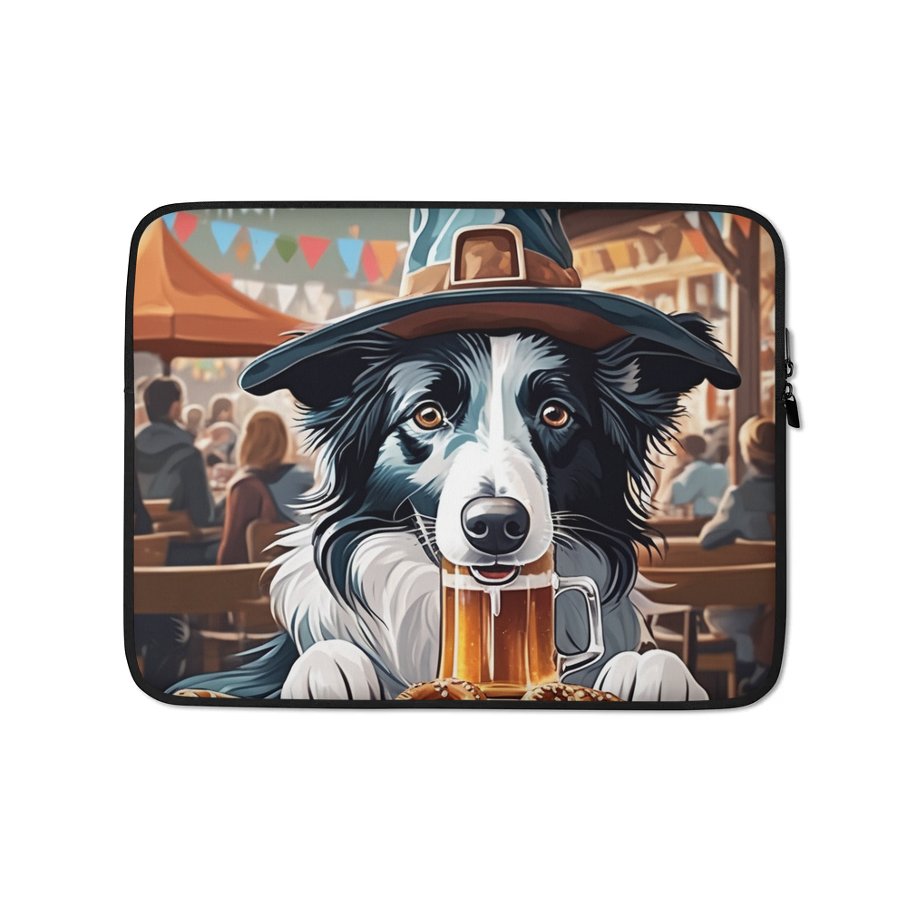 PugMug Custom Border Collie Laptop Sleeve