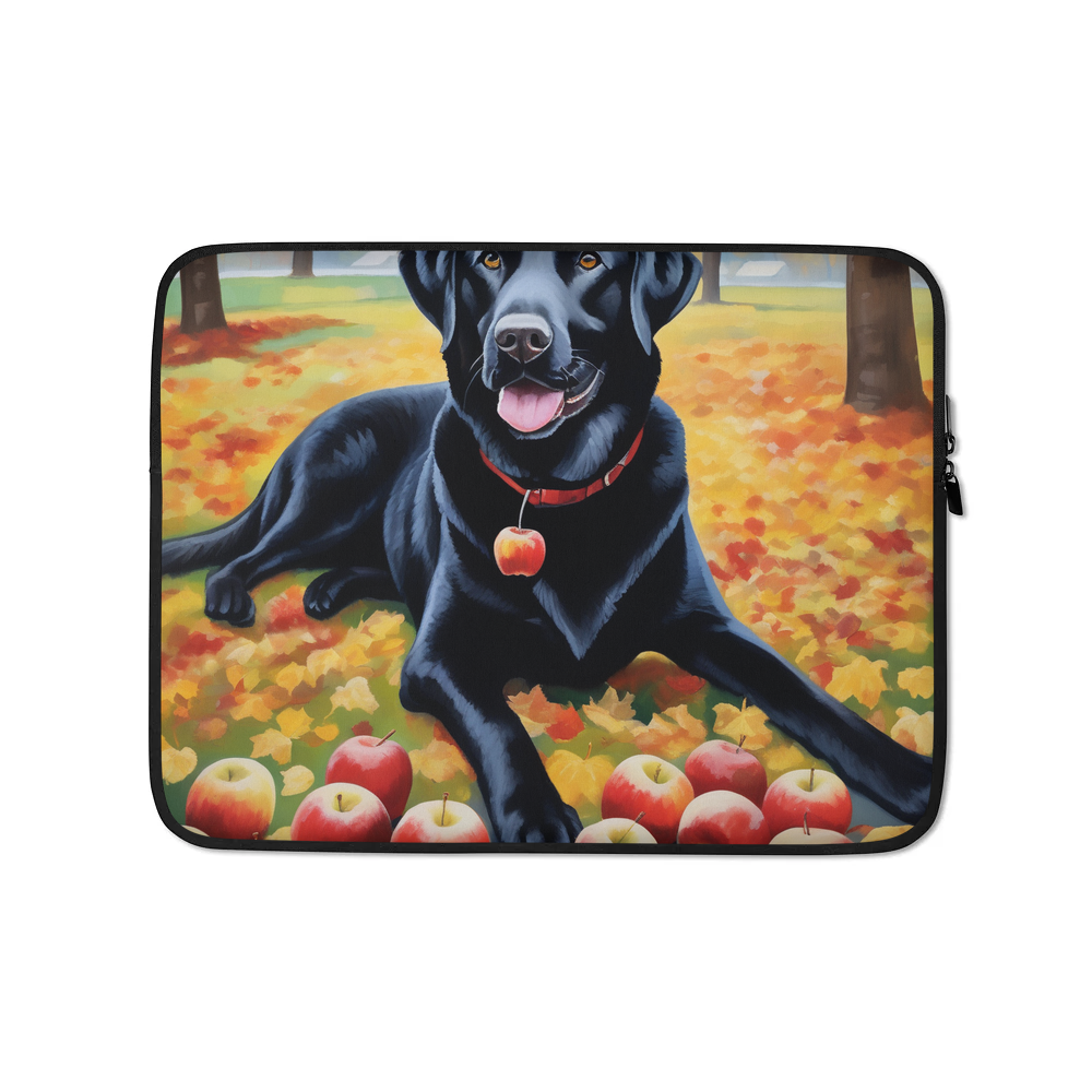 PugMug Custom Black Labrador Retriever Laptop Sleeve