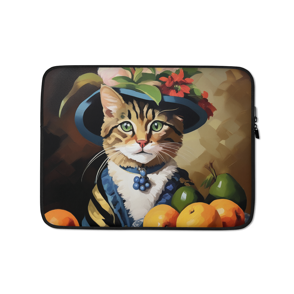 PugMug Custom Tabby Exotic Cat Laptop Sleeve