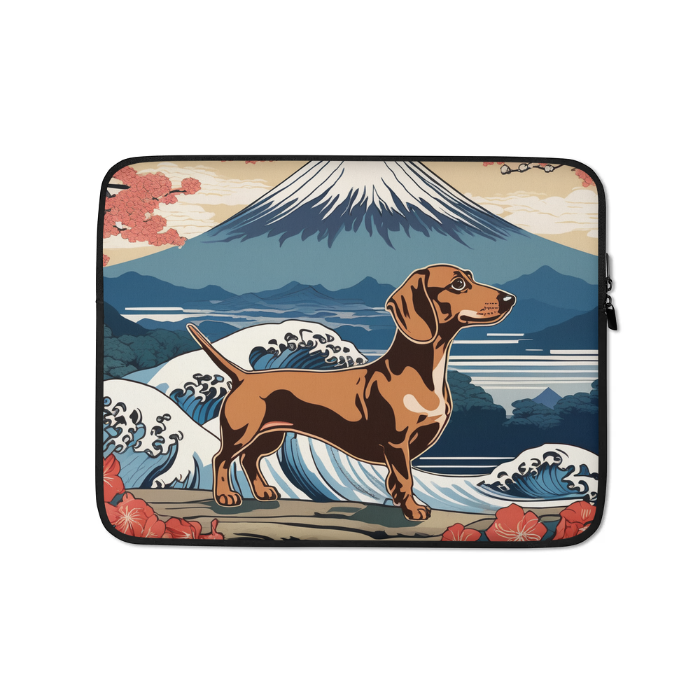 PugMug Custom Tan Dachshund Laptop Sleeve
