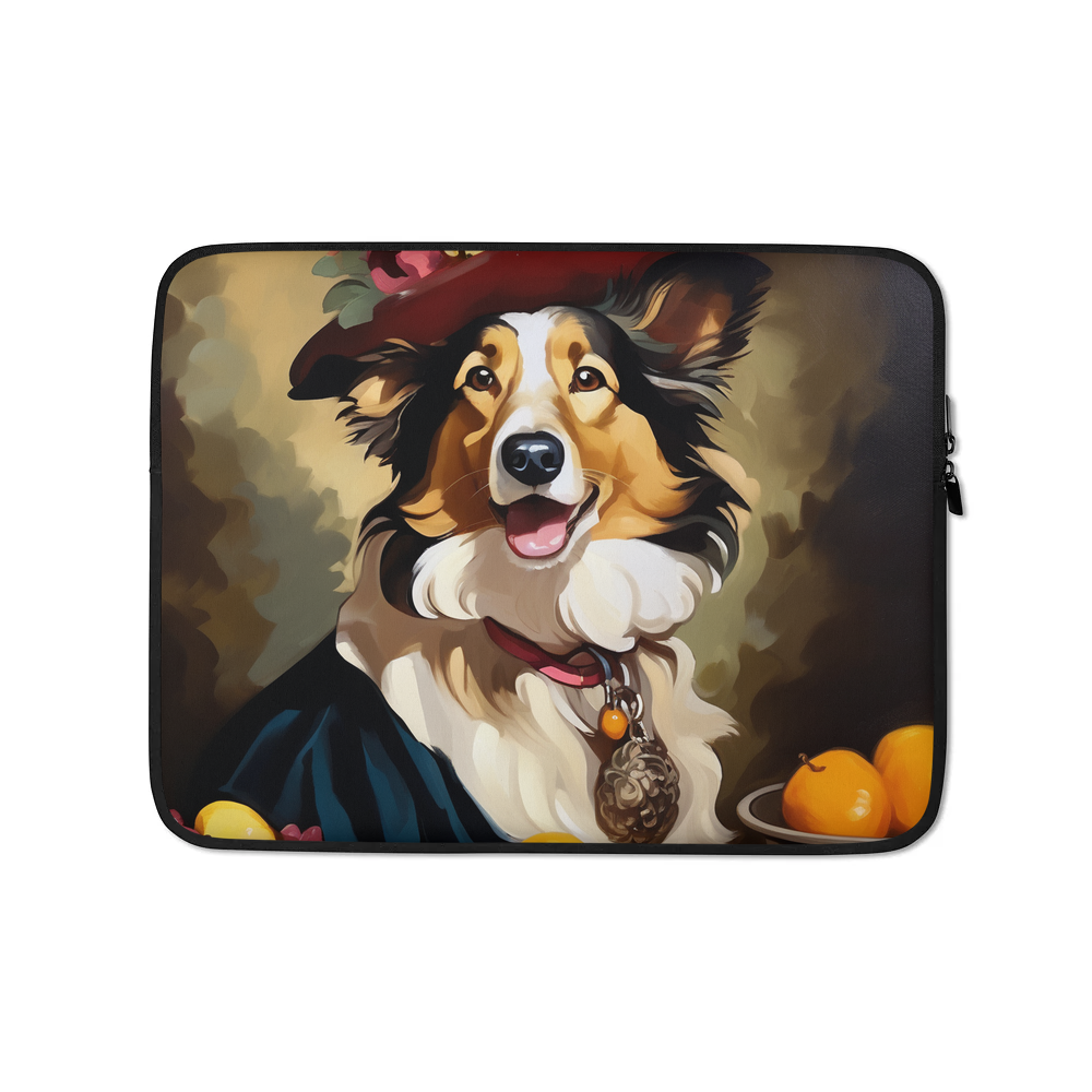 PugMug Custom Collie Laptop Sleeve