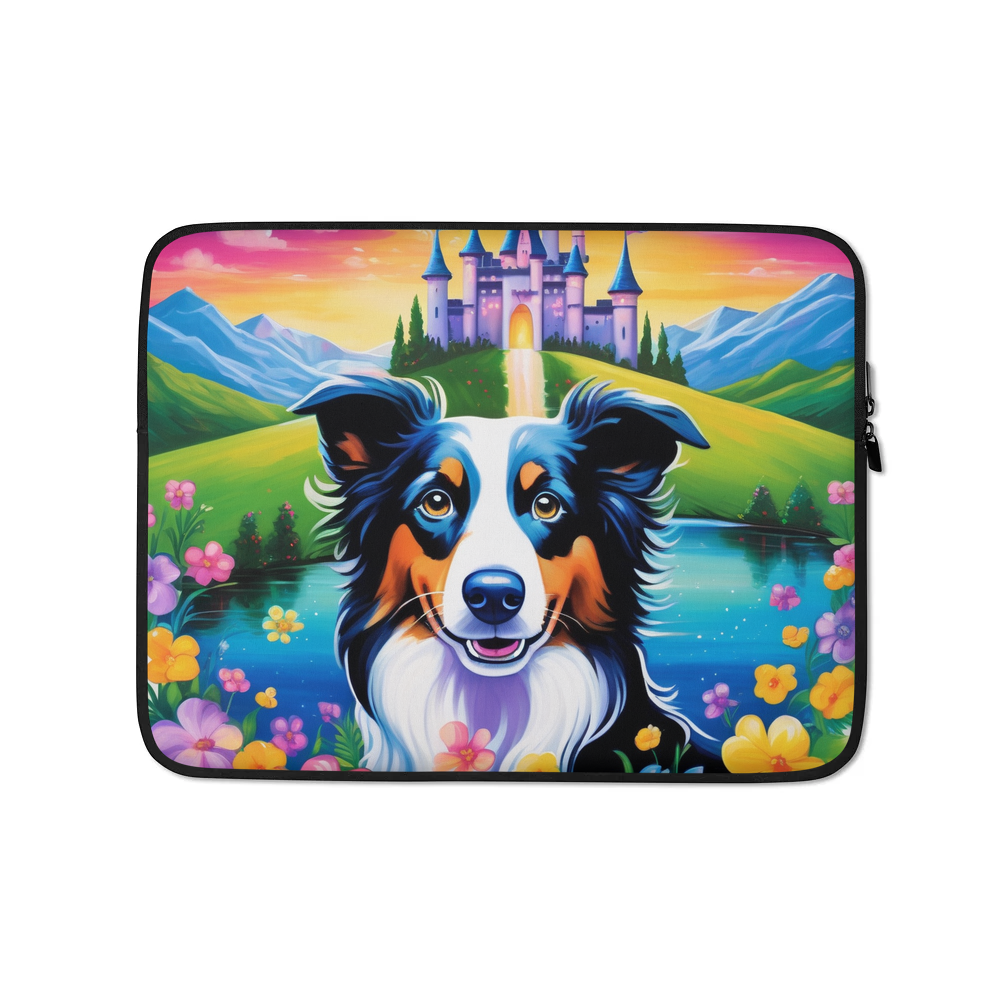 PugMug Custom Border Collie Laptop Sleeve