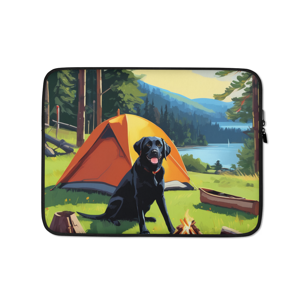 PugMug Custom Black Labrador Retriever Laptop Sleeve