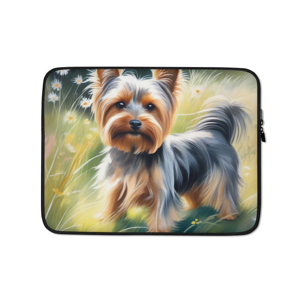 PugMug Custom Yorkshire Terrier Laptop Sleeve