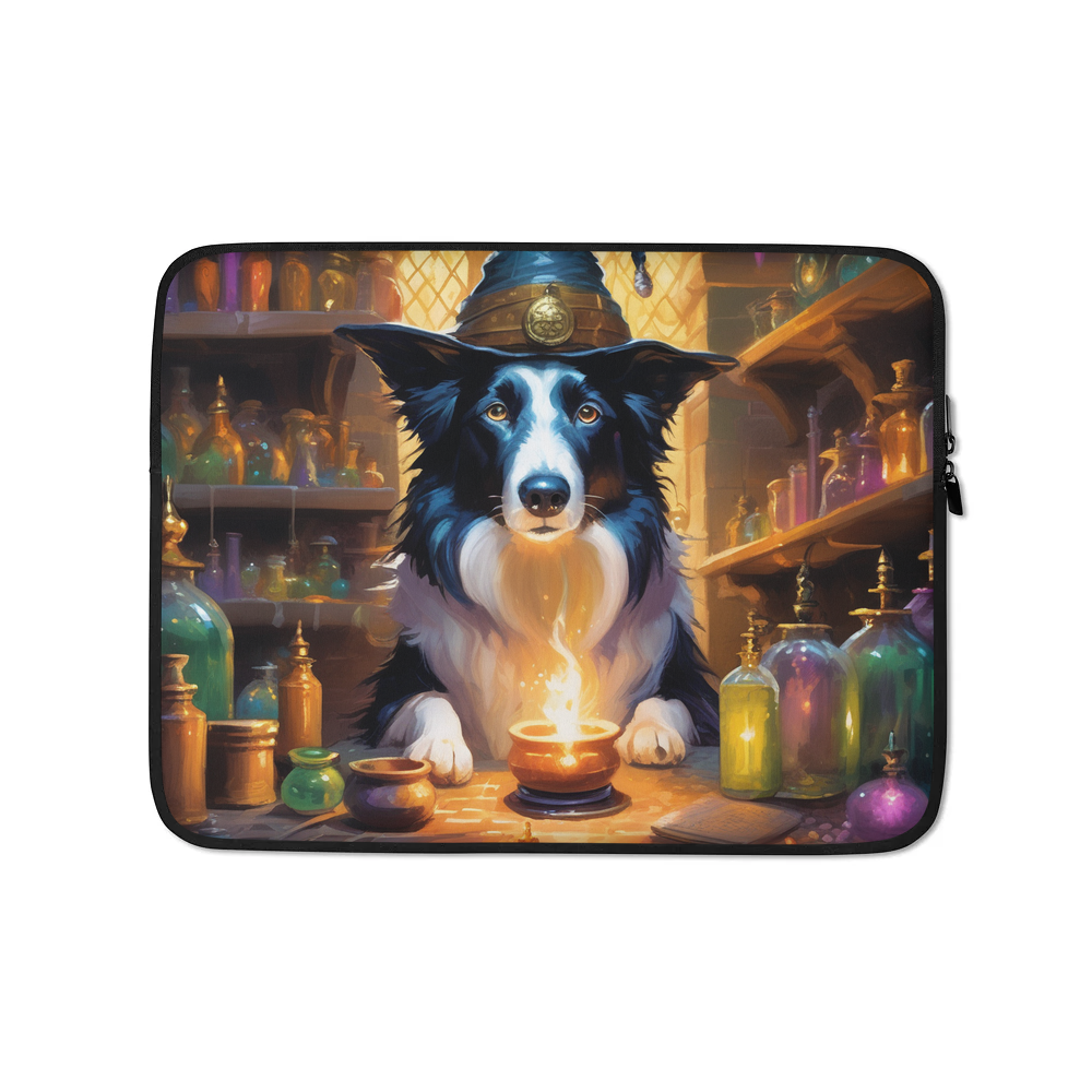 PugMug Custom Border Collie Laptop Sleeve